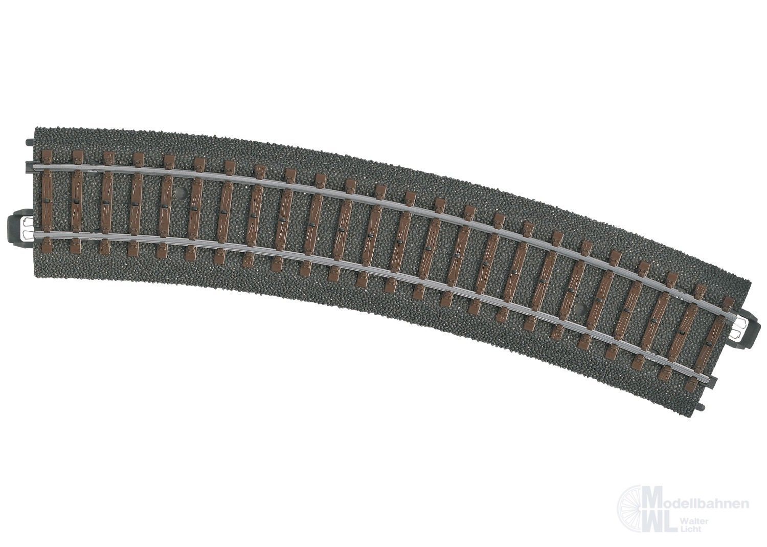 Märklin 24224 - Gleis gebogen R2 24,3° Grad (Weichengegenbogen) H0/WS