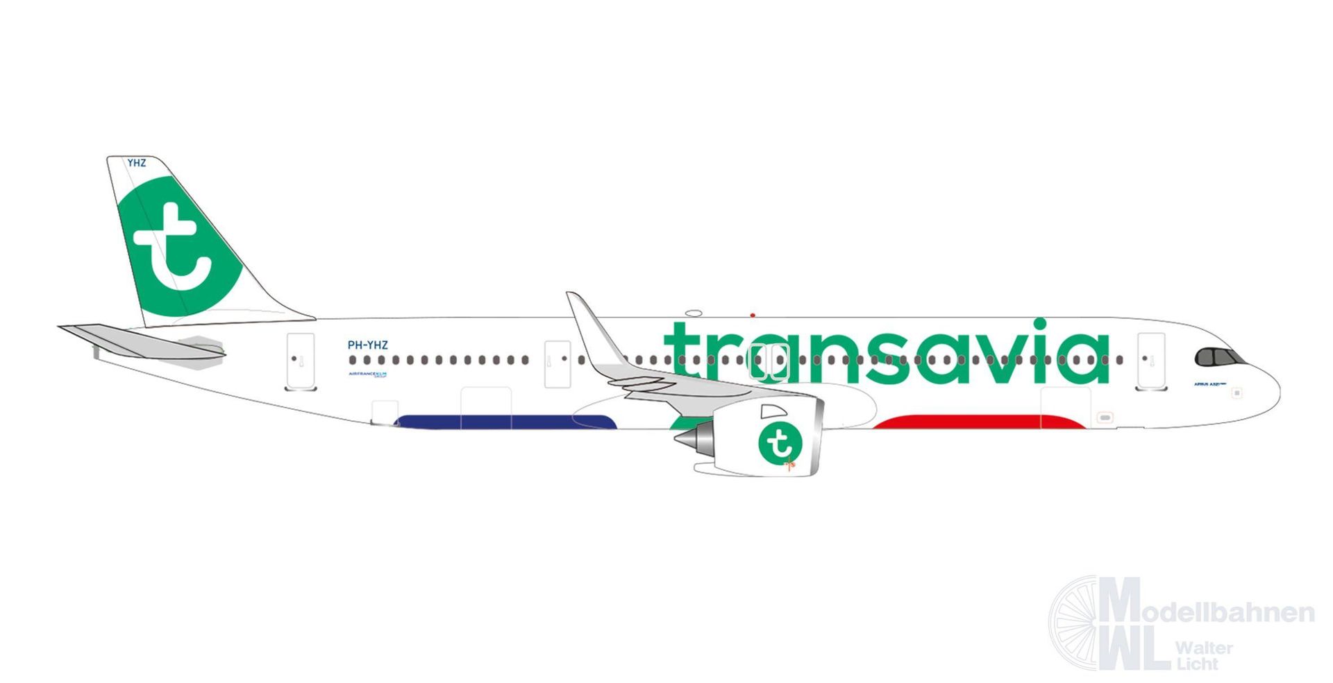 Herpa 537841 - Airbus A321neo Transavia 1:500