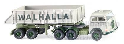 Wiking 067712 - Hinterkippersattelzug MAN Pausbacke Walhalla H0 1:87