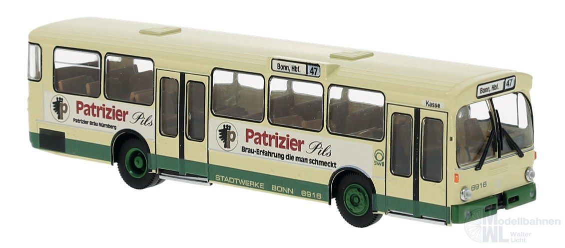 Brekina 50804 - Mercedes-Benz O 305 Patrizier aus Bonn H0 1:87