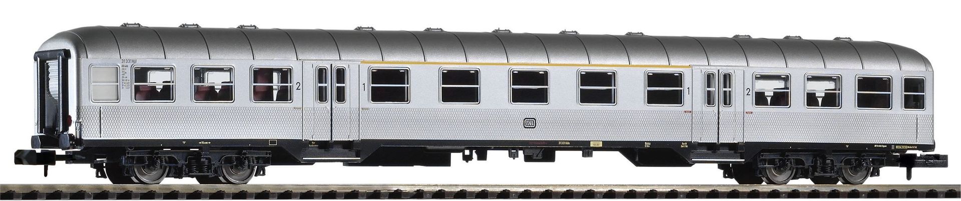 Piko 40641 - Personenwagen Silberling DB Ep.III 1/2.Kl. N 1:160