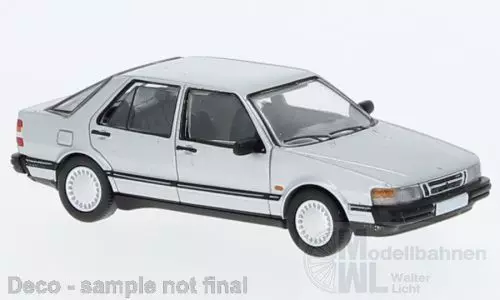 PCX-Models 870190 - Saab 9000 CC silber 1985  H0 1:87