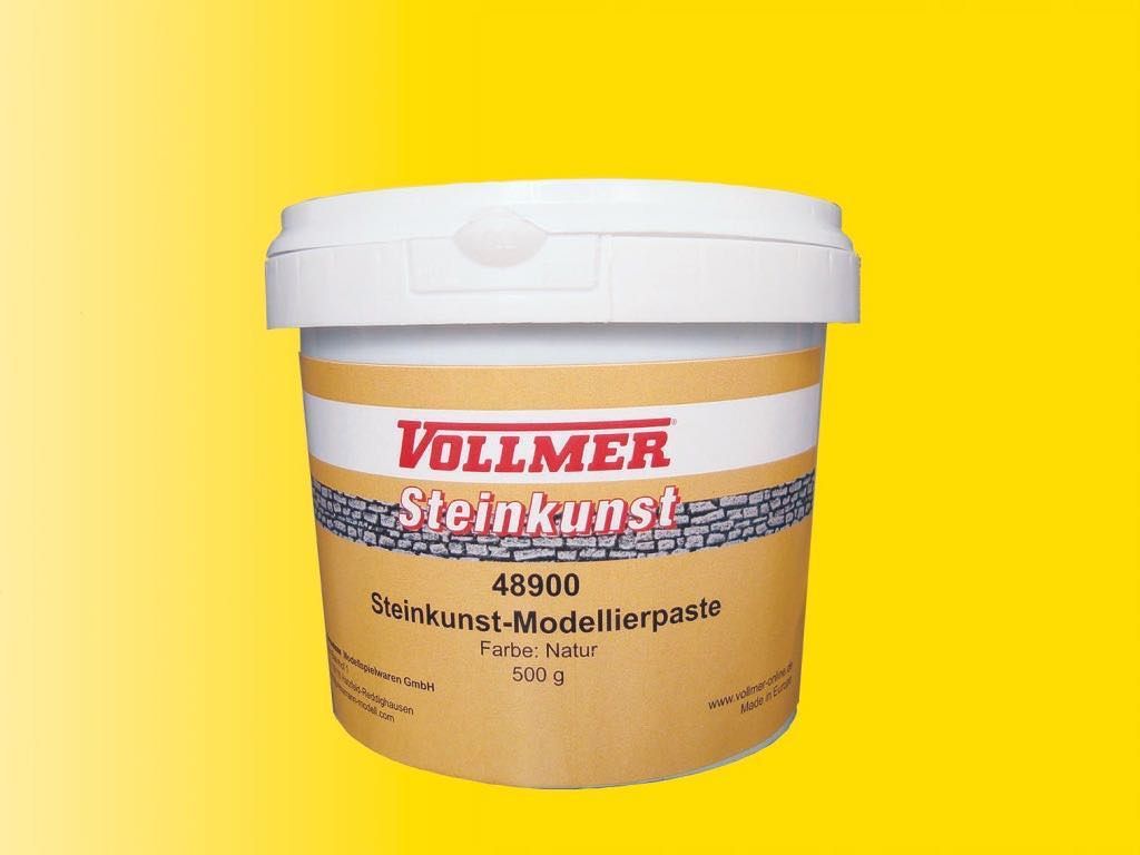 Vollmer 48900 - Steinkunst Modellierpaste 500 g SPUR G 1:22,5