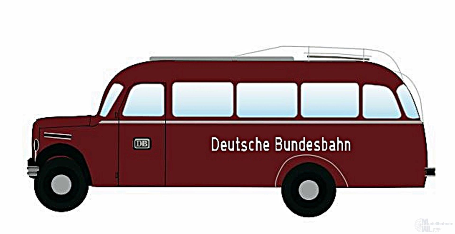 NPE NA88056 - Borgward Bus B 2000 Bundesbahn 1:87