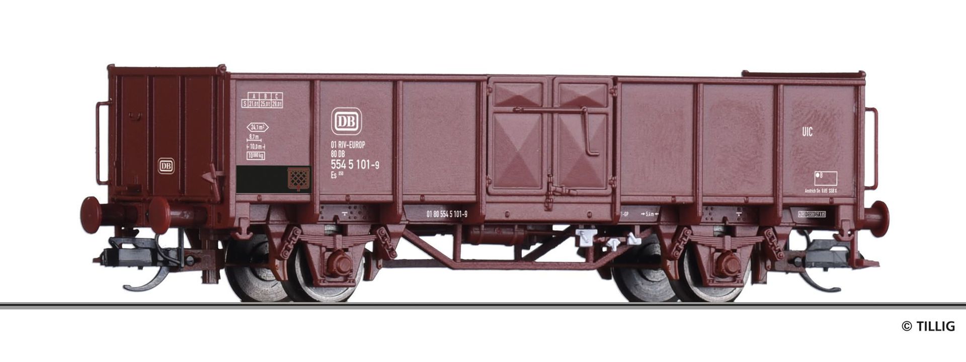 Tillig 14086 - Güterwagen offen DB Ep.IV Es 050 TT 1:120