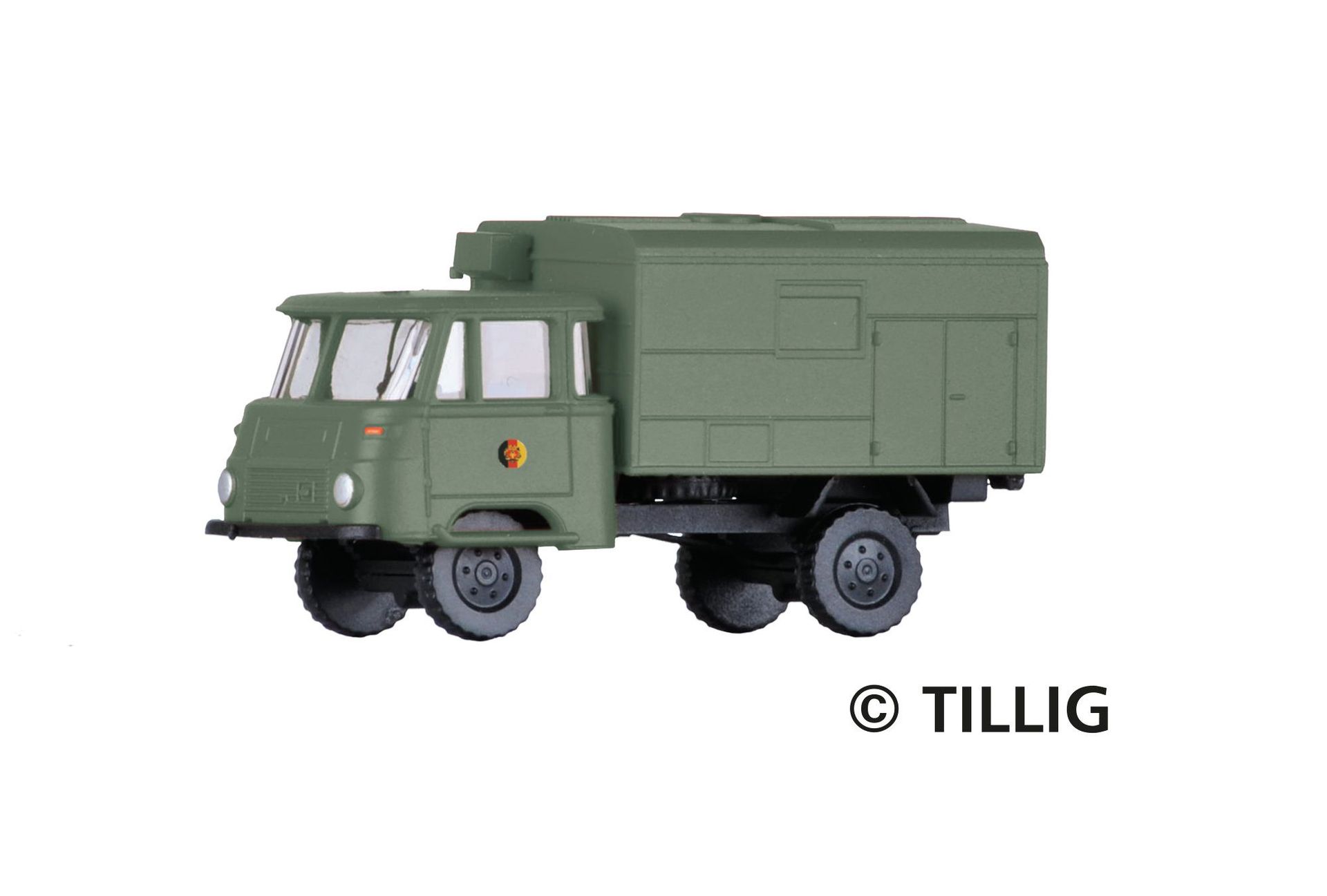 Tillig 19037 - LKW Robur LO 1801 Kofferaufbau NVA TT 1:120