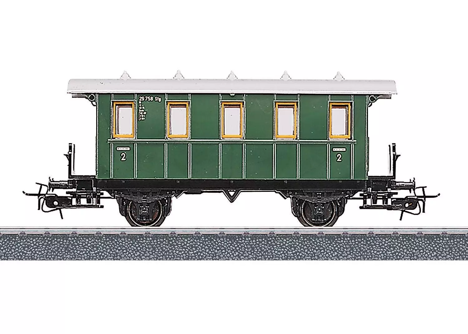 Märklin 4039 - Personenwagen Ep.I-V grün 11cm H0/WS