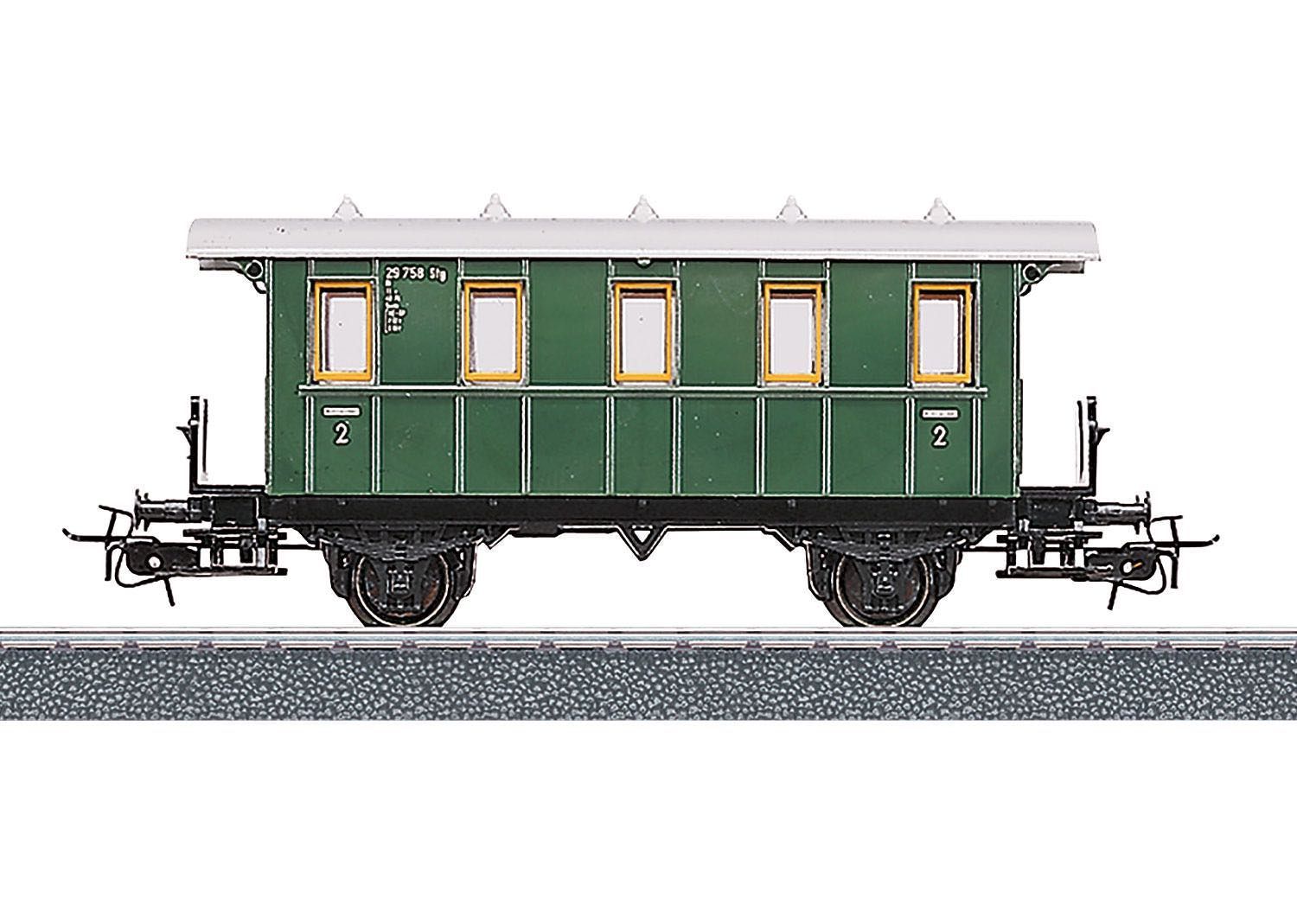 Märklin 4039 - Personenwagen Ep.I-V grün 11cm H0/WS