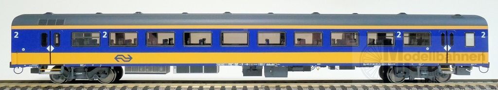 Exact Train 11017 - Personenwagen NS Ep.VI ICRm Bpmz10 gelb/blau H0/GL