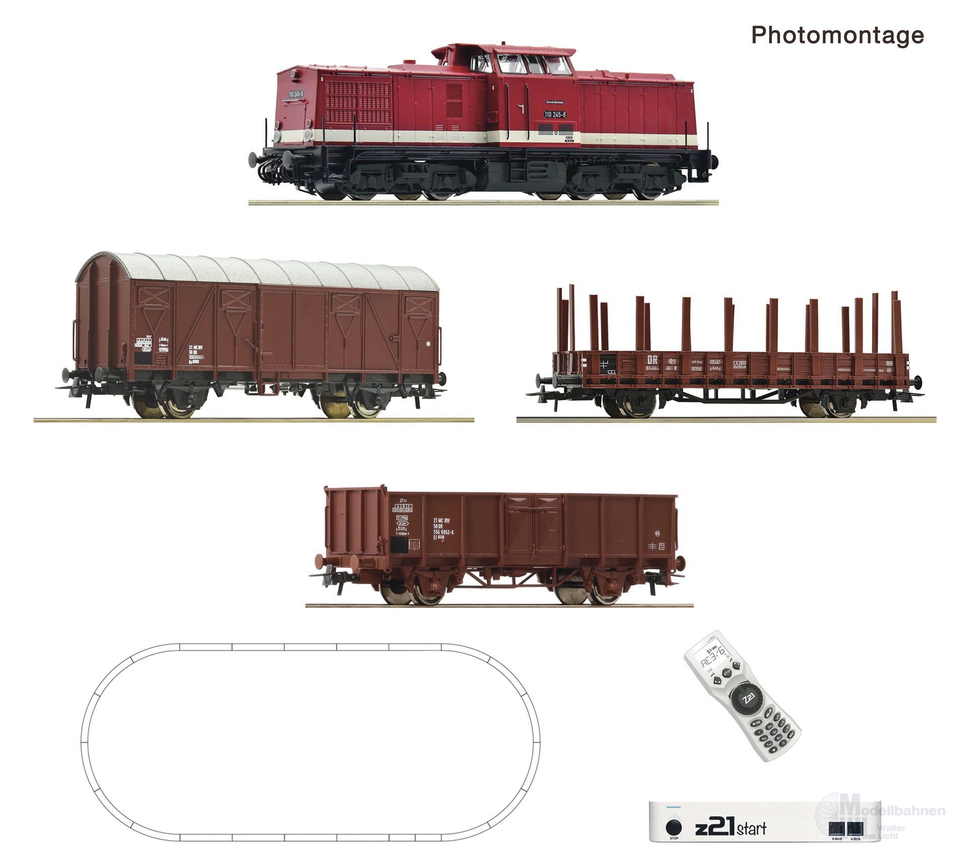 Roco 5110009 - Startset z21 Diesellok BR 110 DR Ep.IV H0/GL