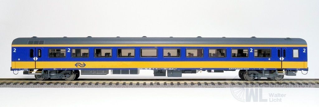 Exact Train 11014 - Personenwagen NS Ep.VI ICRm Bpmz10 gelb/blau H0/GL