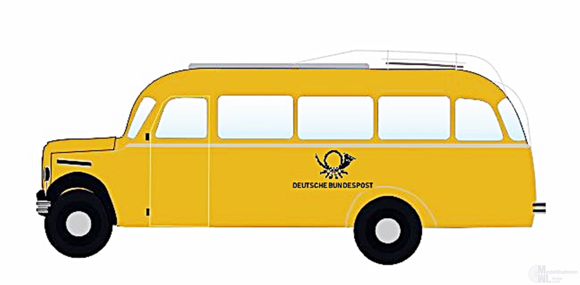 NPE NA88057 - Borgward Bus B 2000 Bundespost 1:87