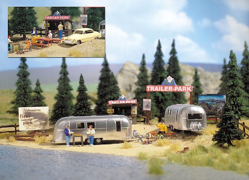 Busch 1054 - Trailer Park H0 1:87