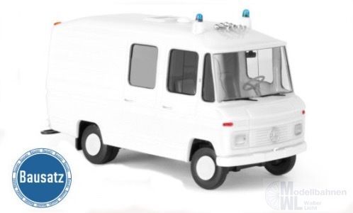 Brekina 10221 - Mercedes Sortiment zum Bau von 1 L 508 RTW weiss 1970 H0 1:87