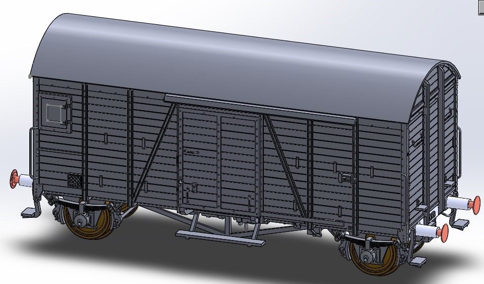 Exact Train 20239 - Güterwagen gedeckt DR Ep.III weiß BANANAEN H0/GL