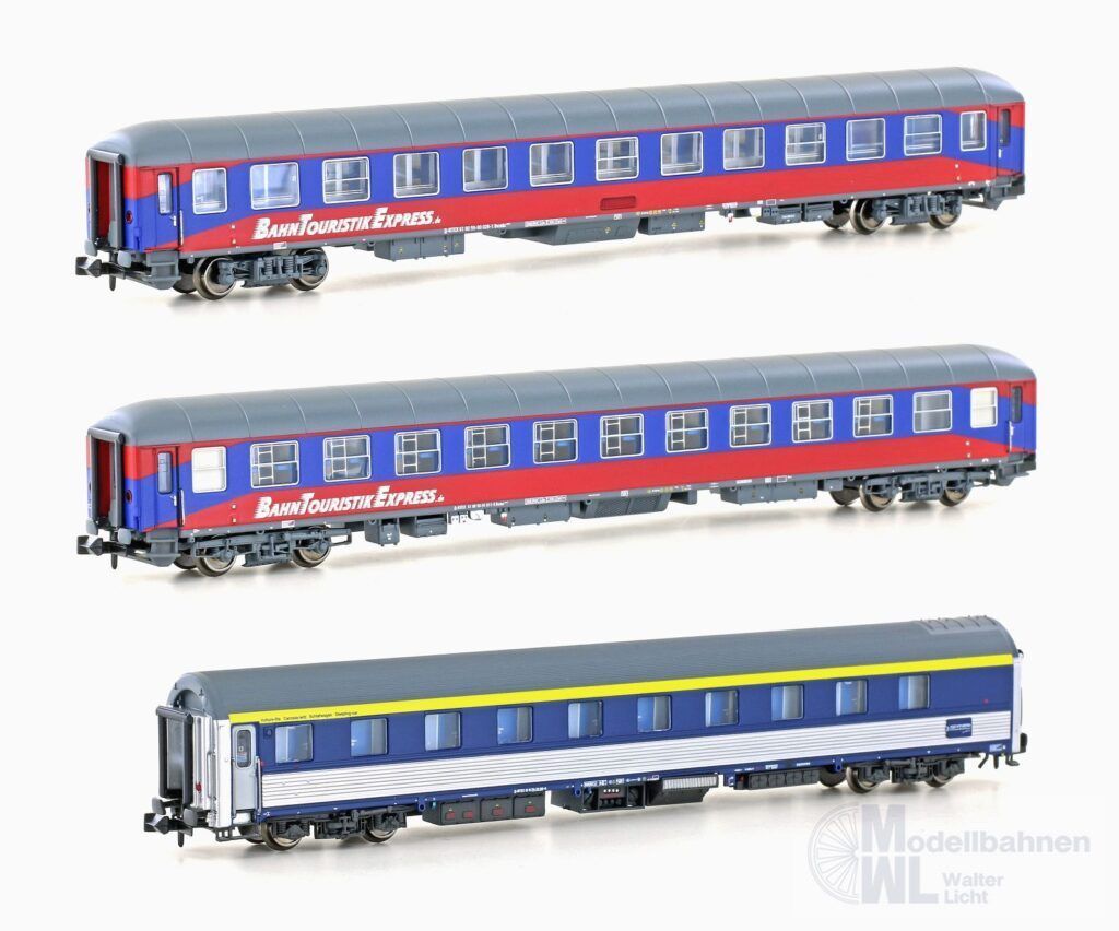 Modellbahnen Licht Ls Models Nachtzugwagen Set Bte Ep Vi Ab Bvcmz Bvcmbz Tlg N